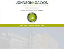 Tablet Screenshot of johnsongalyon.com